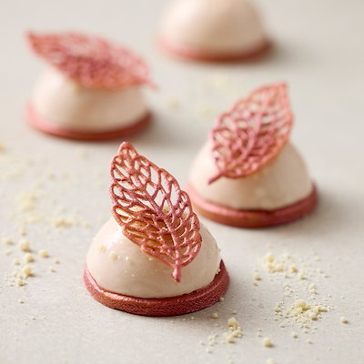 Blomsterbergs tuileform blad latte silikone 27.8x6 cm