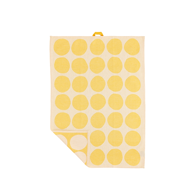 Södahl Bubbles viskestykke gul  2 stk 50x70 cm