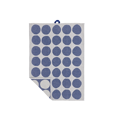 Södahl Bubbles viskestykke kongeblå 70x50 cm 2 stk