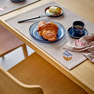 Södahl Bistro stofserviet sand 40x40 cm 2 stk