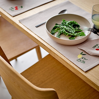 Södahl Bistro stofservietter sand 40x40 cm 2 stk