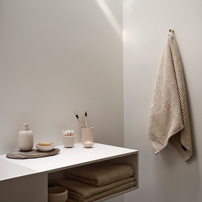 Zone Classic håndklæde sand 50x100 cm