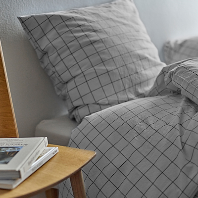 Södahl Vista sengetøj gråblå 140x200 cm