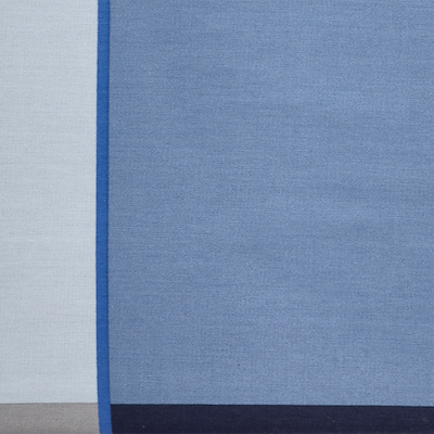 Södahl Colour Block sengetøj blå 140x220 cm