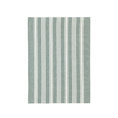 Bastian Recycle Eco Stripe viskestykke lysegrøn 70x50 cm