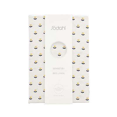 Södahl Tulip sengetøj gul 140x200 cm