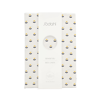 Södahl Tulip sengetøj gul 140x200 cm