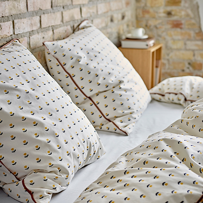 Södahl Tulip sengetøj gul 140x200 cm