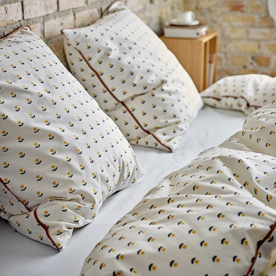 Södahl Tulip sengetøj gul 140x220 cm