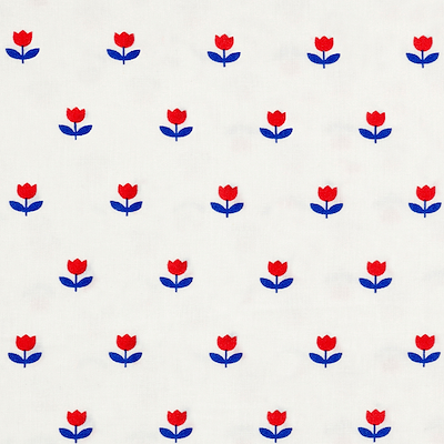 Södahl Tulip sengetøj royal blue 140x220 cm