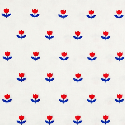 Södahl Tulip sengetøj royal blue 140x220 cm