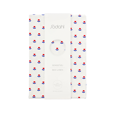 Södahl Tulip sengetøj royal blue 140x220 cm