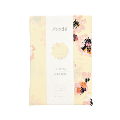 Södahl Flora sengetøj gul 140x200 cm