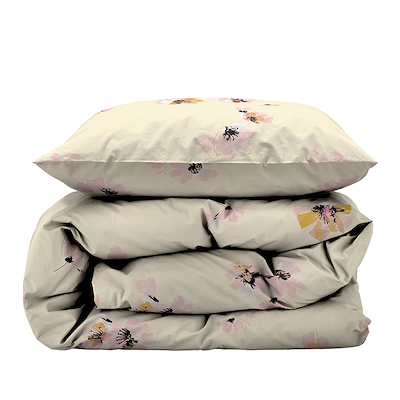 Södahl Flora sengetøj gul 140x200 cm