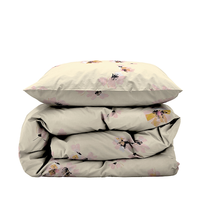 Södahl Flora sengetøj gul 140x220 cm