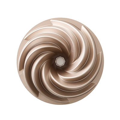 Blomsterberg bundt kageform rosa 24x9 cm