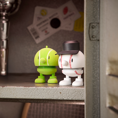 Hoptimist Sports Baseball Bumble figur hvid 7,6 cm