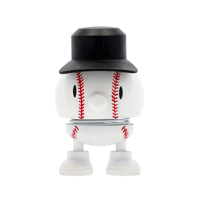 Hoptimist Sports Baseball Bumble figur hvid 7,6 cm