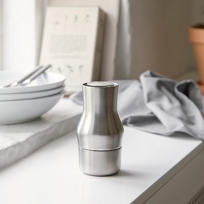 Gense Dorotea kværn stål farve 14 cm