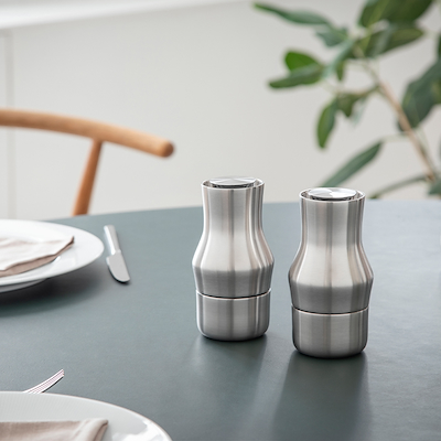 Gense Dorotea kværn stål farve 14 cm