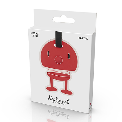 Hoptimist Bag Tag rød