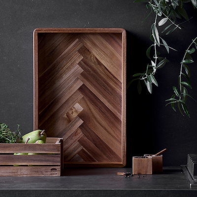 Holm Sildeben bakke brun 45.7x30.5x6.3 cm