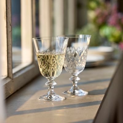 Lyngby Glas Eaton hvidvinsglas klar 2 stk 23 cl