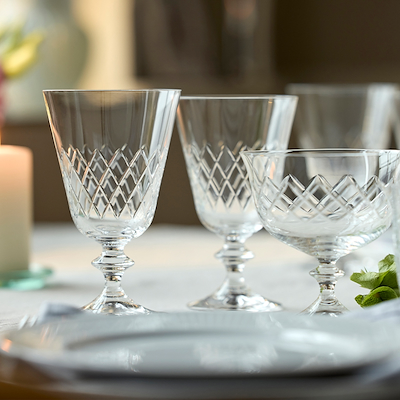 Lyngby Glas Eaton hvidvinsglas klar 2 stk 23 cl