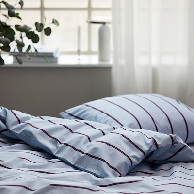 Södahl Echo sengetøj lyseblå 140x220 cm