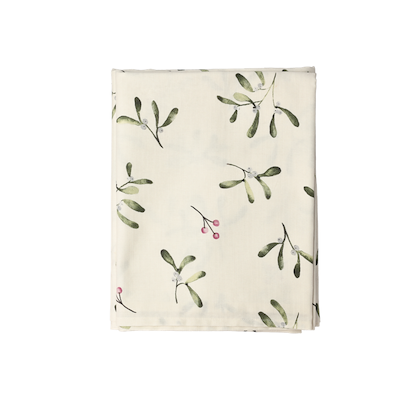 Södahl juledug mistletoe natur 140x250 cm