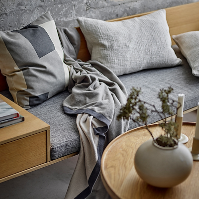 Södahl Fragment pude khaki 45x45 cm