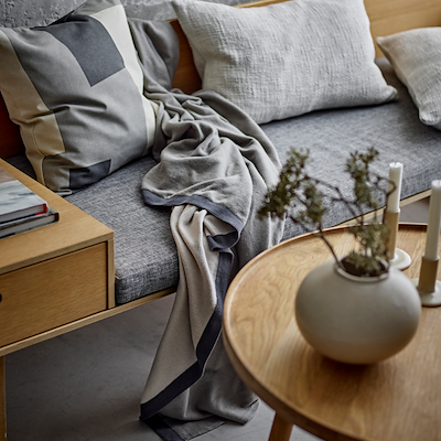 Södahl Impression plaid khaki 130x170 cm