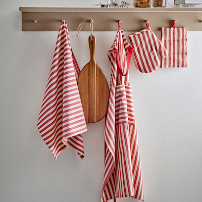 Södahl Harmony viskestykke rød 60x90 cm