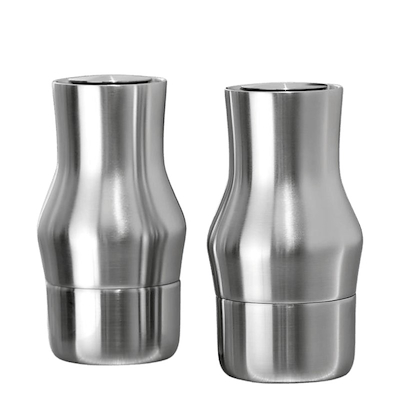 Gense Dorotea salt- og peberkværnsæt 14 cm mat stål