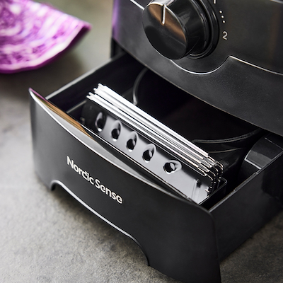 Nordic Sense foodprocessor sort 3,5 liter 1000 watt