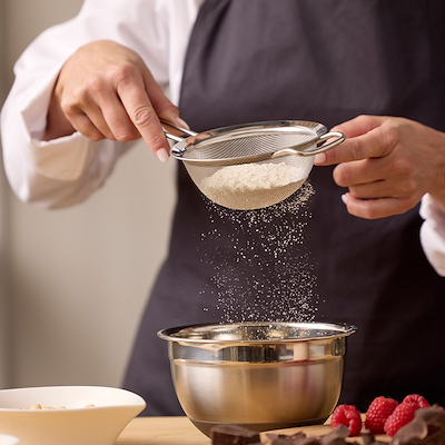 Blomsterbergs trådsigte stål Ø 14 cm