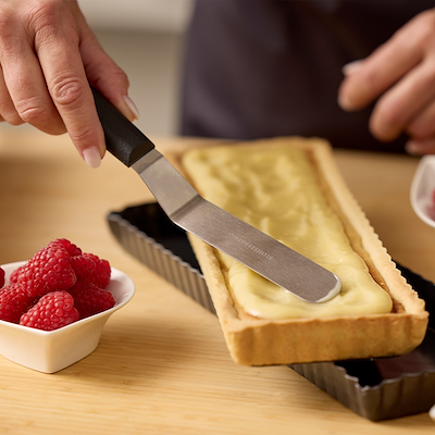 Blomsterbergs rektangulær tærteform dark grey 35x11 cm non-stick