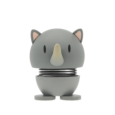 Hoptimist Soft næsehorn mørkegrå small