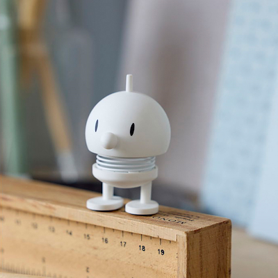 Hoptimist Soft Bumble figur XS hvid H 5,8 cm