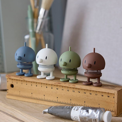 Hoptimist Soft Bumble figur XS hvid H 5,8 cm