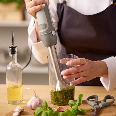 Blomsterbergs stavblendersæt latte 1000 watt