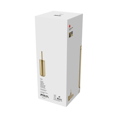 Zone Ume toiletbørste guld farve H43 cm