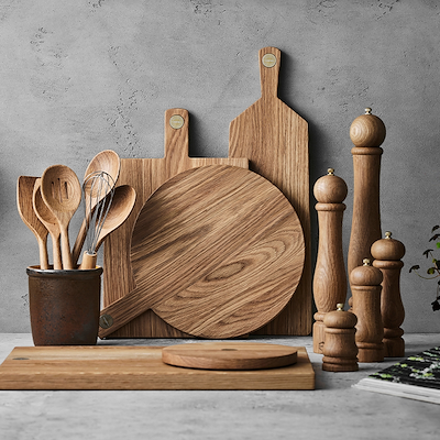 Pillivuyt Gourmet Douron salt- og peberkværn eg H40 cm