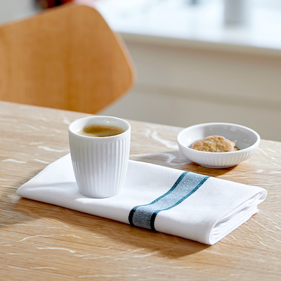 Pillivuyt stofserviet fungi/hvid 45x45 cm