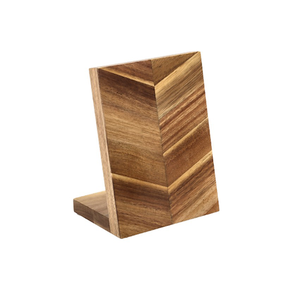 Holm magnetisk knivblok 16x12,2x21,6 cm akacietræ