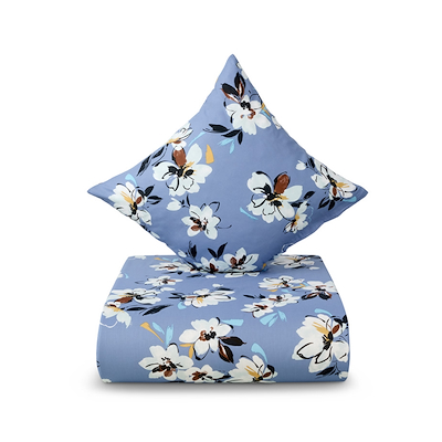 Södahl Wild Blooms sengetøj blå 140x200cm