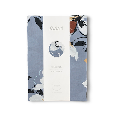 Södahl Wild Blooms sengetøj blå 140x220cm