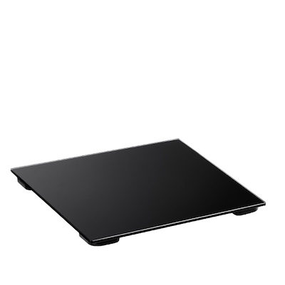 Nordic Sense badevægt sort 30x30 cm