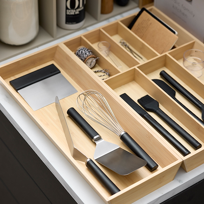 Rosti Emma bred palet sort 26x7 cm