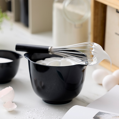 Rosti Emma piskeris rustfrit stål sort 27 cm